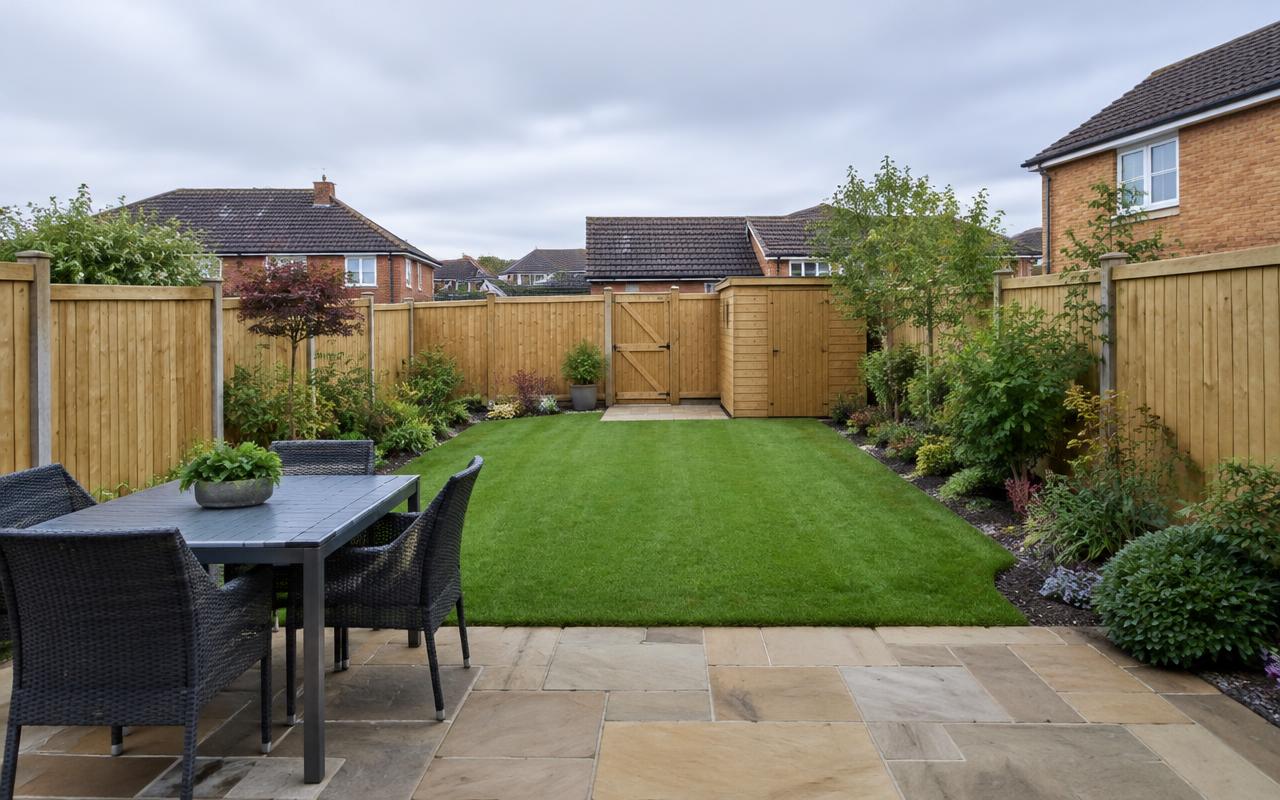 Garden after landscaping